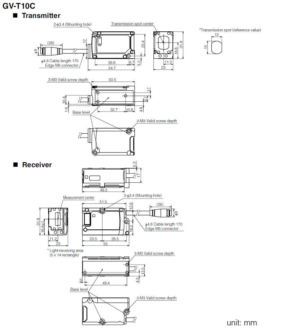 GV-T10C Dimension