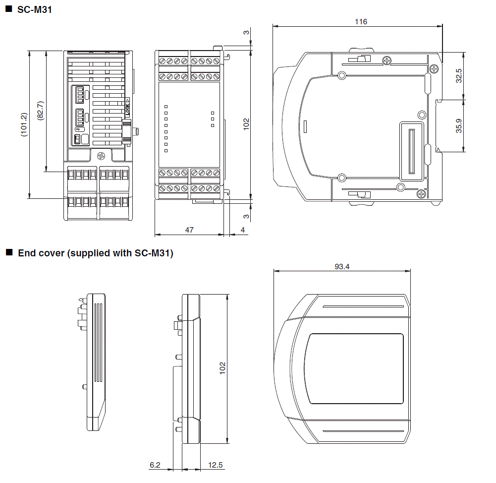 SC-M31 Dimension