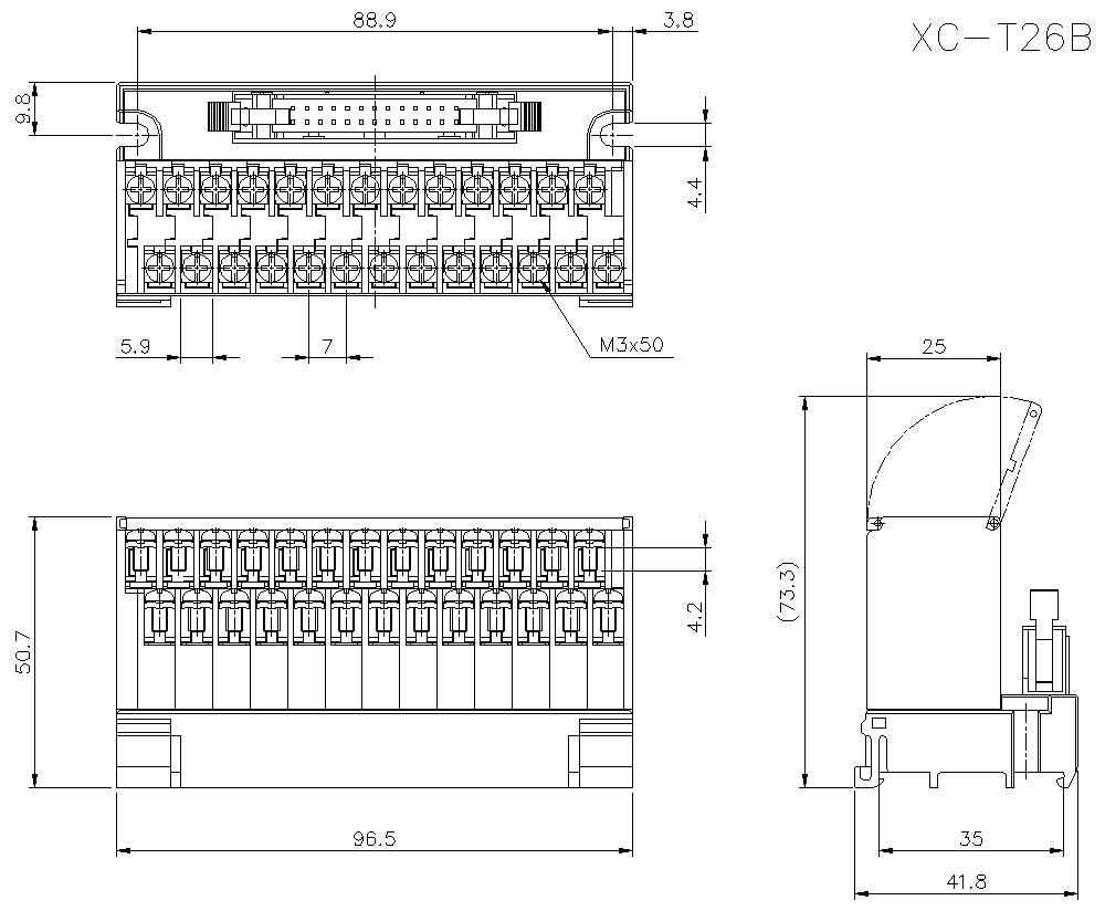 XC-T26B Dimension