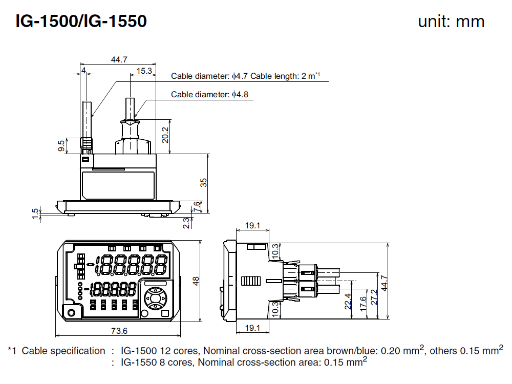 IG-1500/1550_01 Dimension