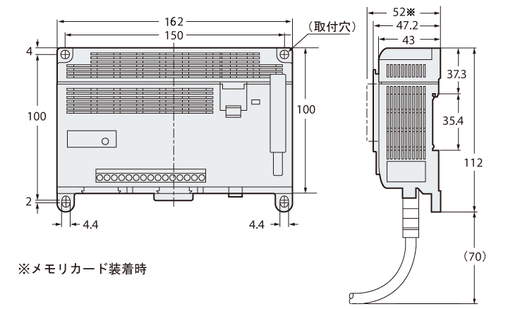 CV-701P Dimension