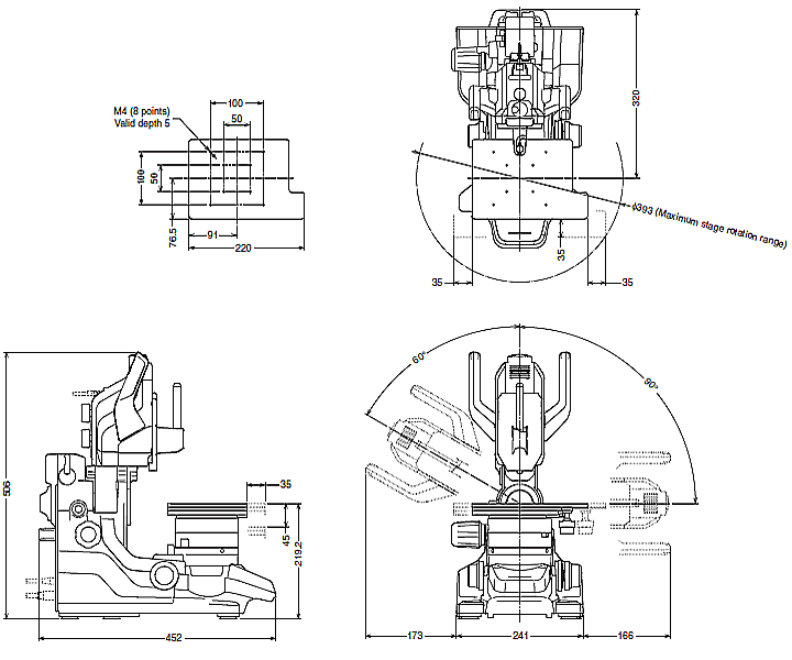 VHX-S500 Dimension