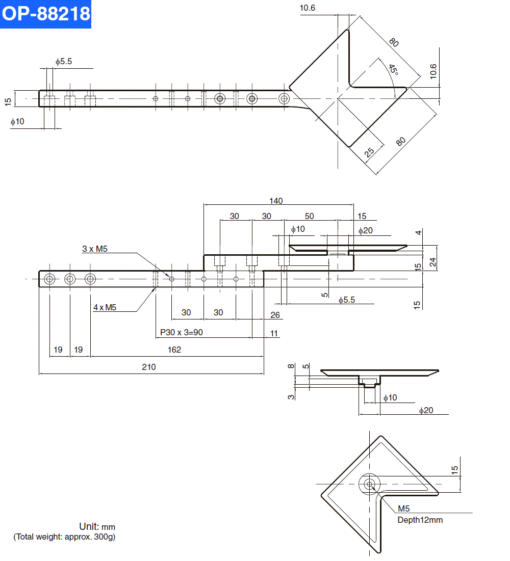 OP-88218 Dimension