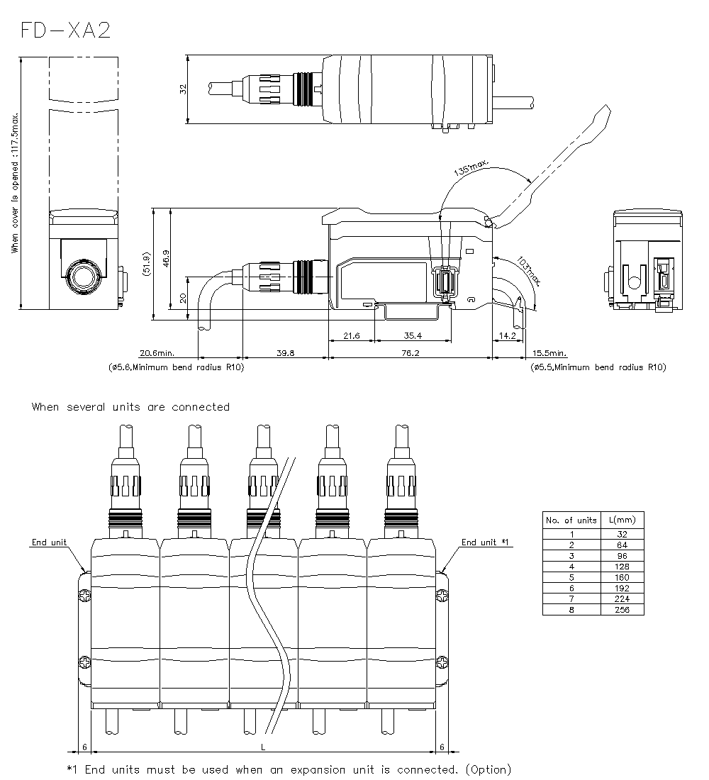 FD-XA2 Dimension