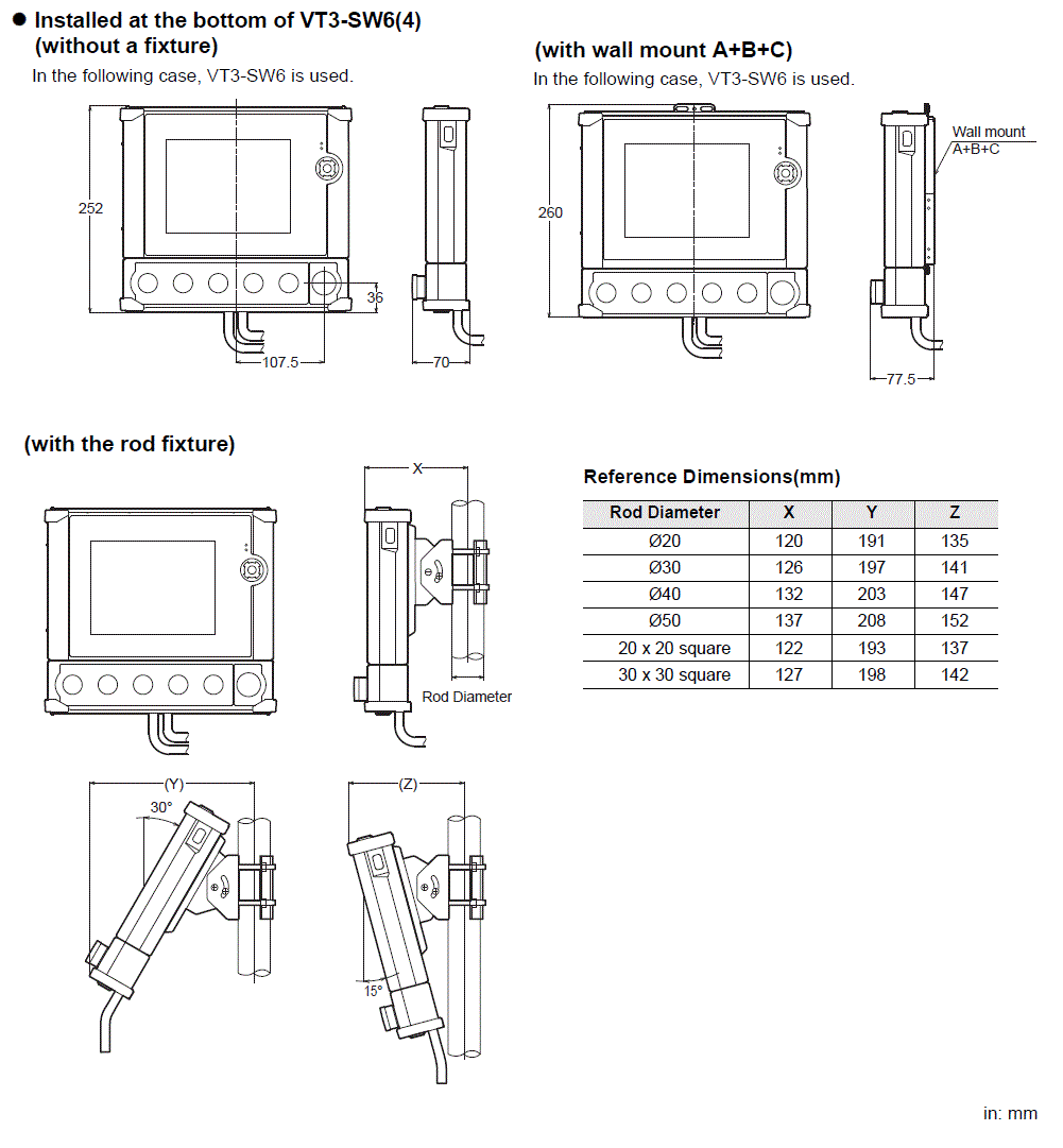 VT3-SW6_02 Dimension