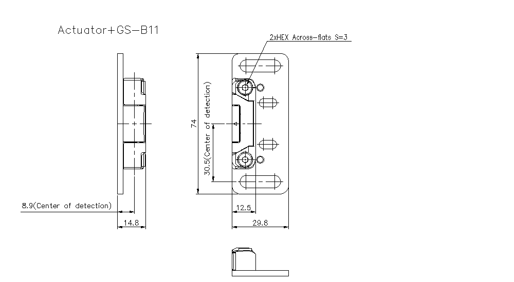 GS-1XPC/GS/B11_03 Dimension